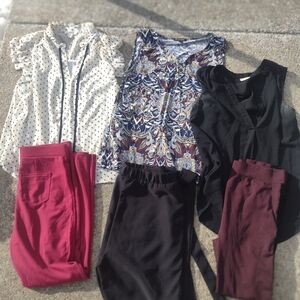 Rainbow Women's Tops Blouses - Black, White, Multicolor